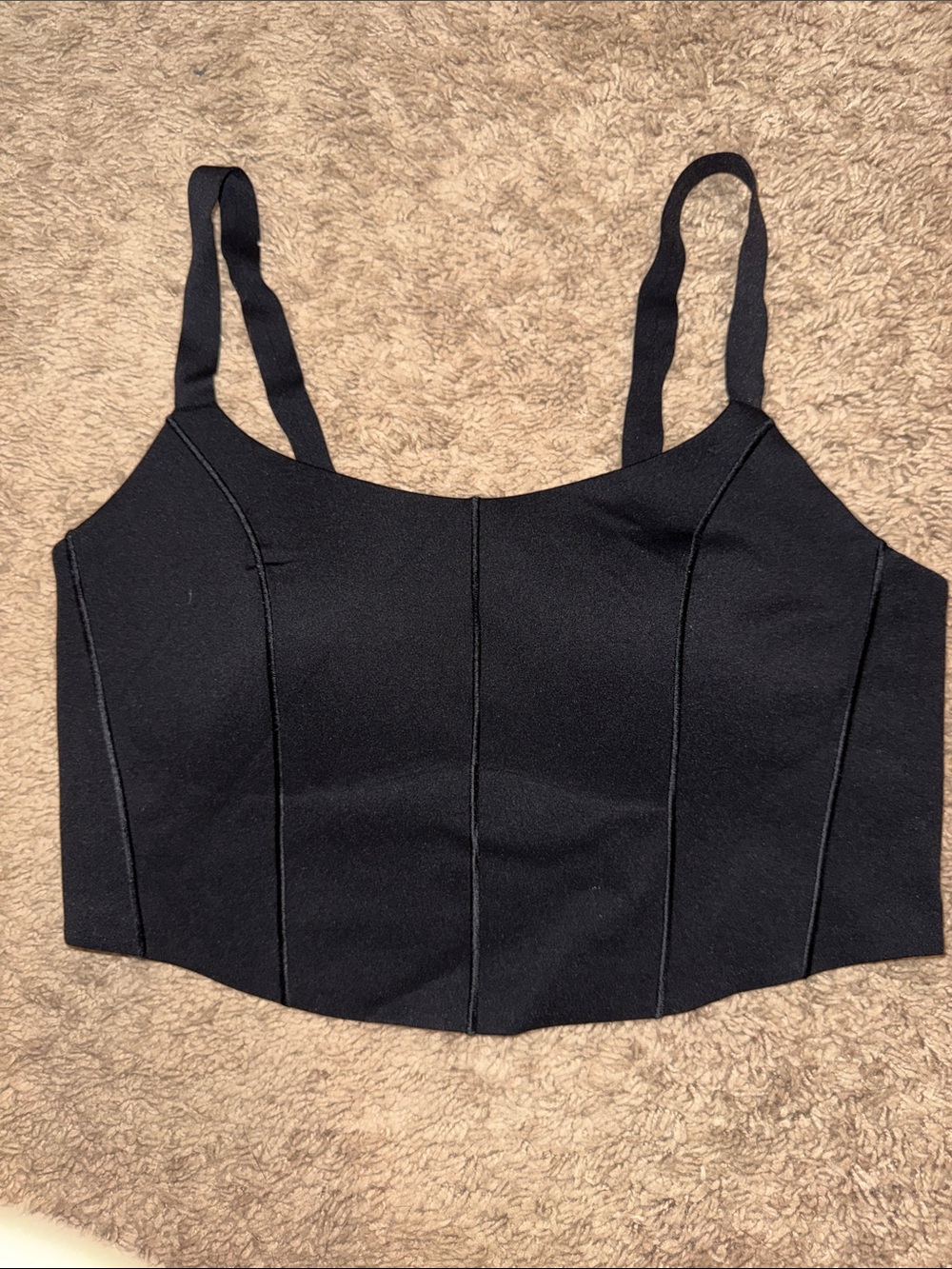 AERIE Structured Cropped Tank Top